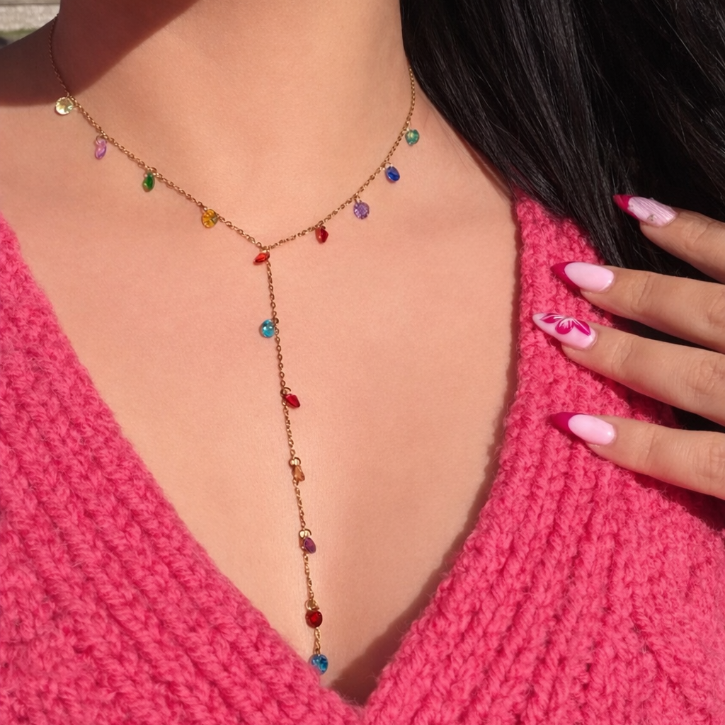 Collier Rainbow Drops