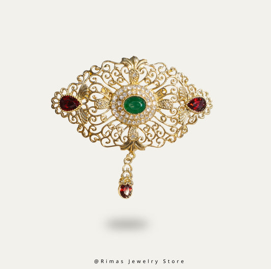 Broche Traditionnelle Style Marocain Beldi