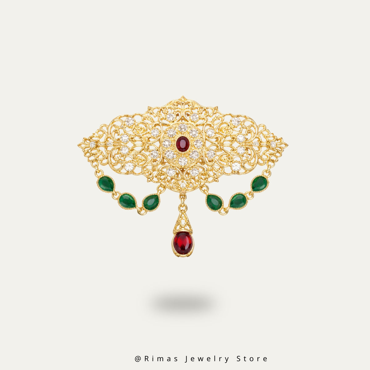 Broche Traditionnelle Style Marocain Beldi