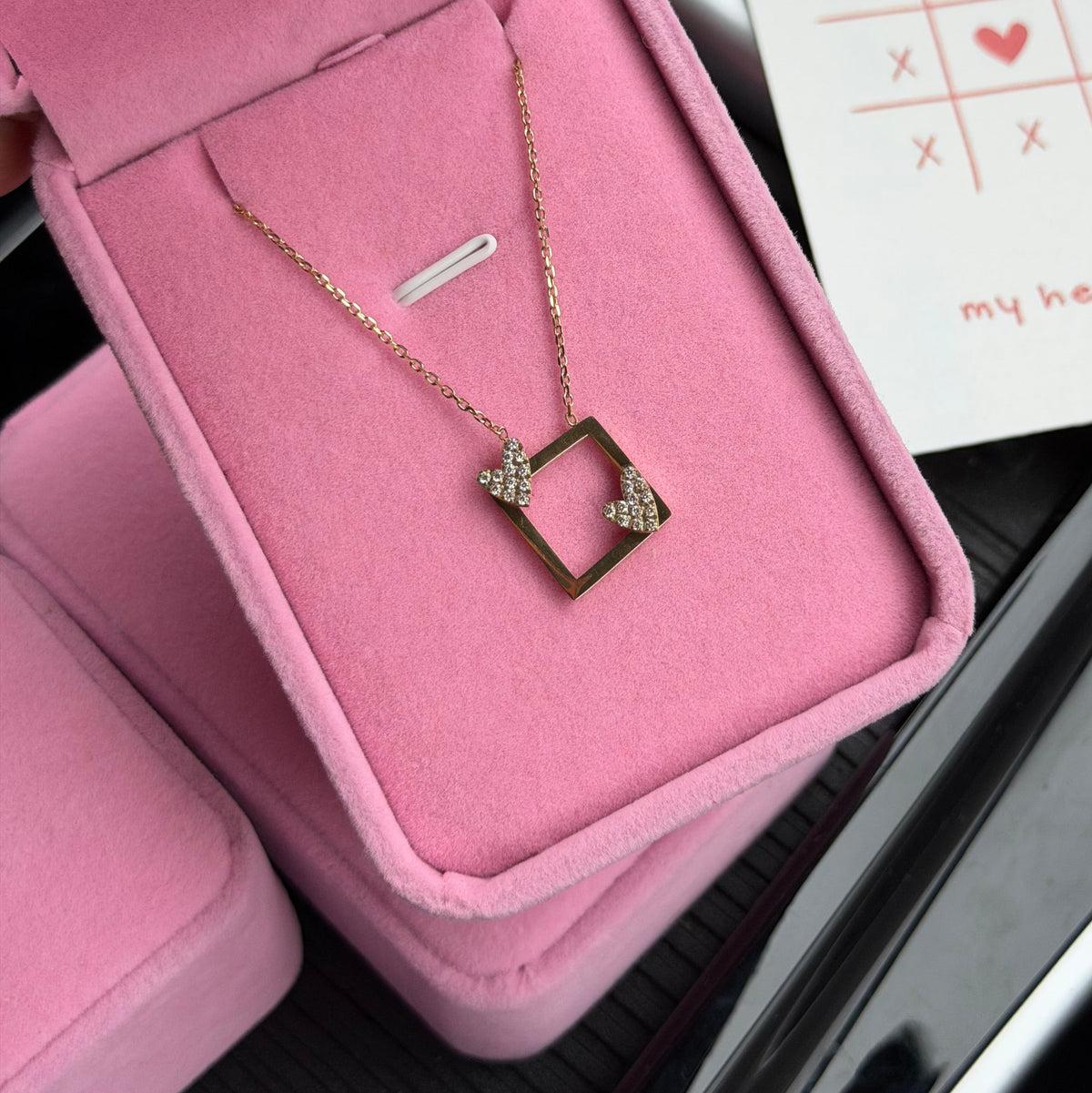 Collier-femme-cadeau-coeur-jumeaux-acier-inoxydable