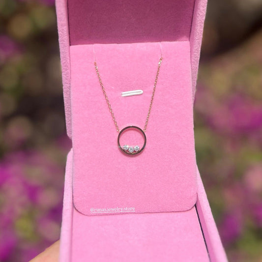 collier-minimaliste-brillant-cercle-cadeau-femme-maroc 