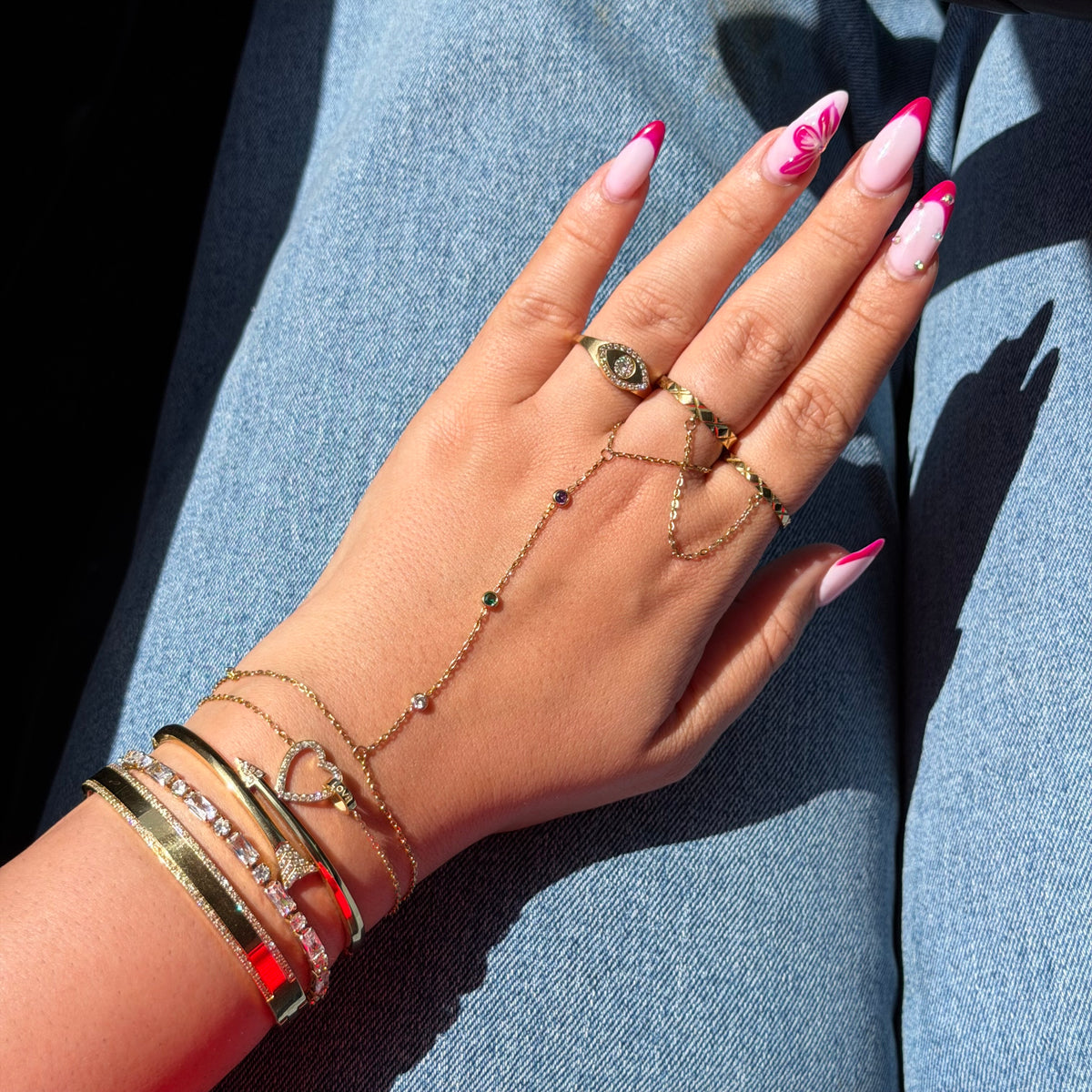bague-chaine-femme-tendance-maroc-ajustable