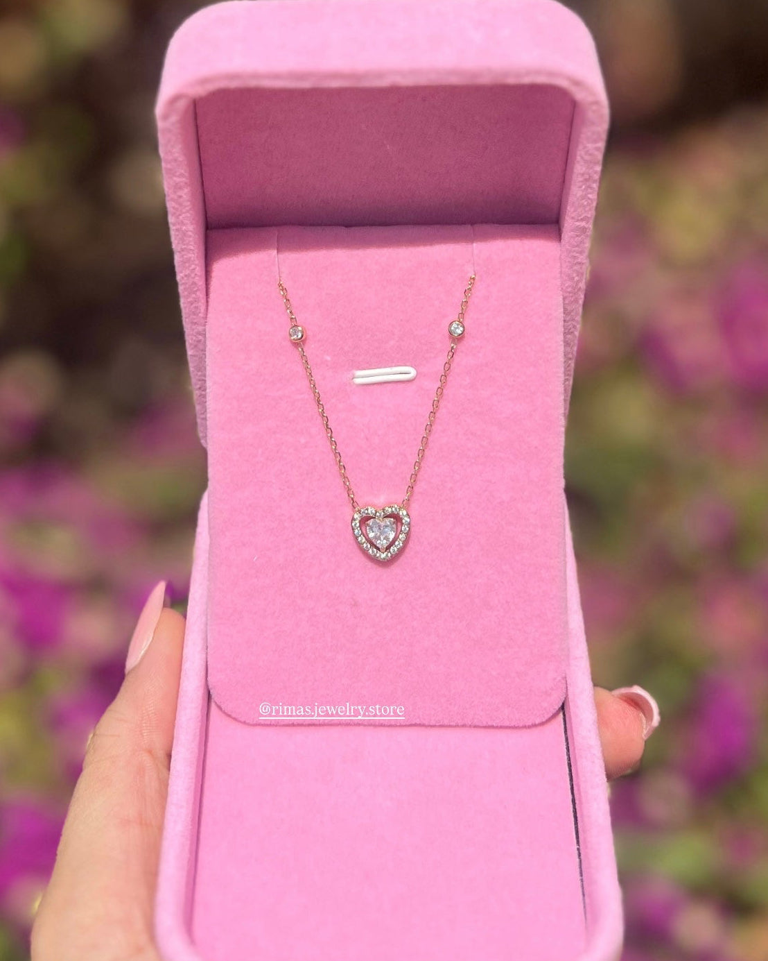collier-coeur-brillant-cadeau-acier-inoxydable