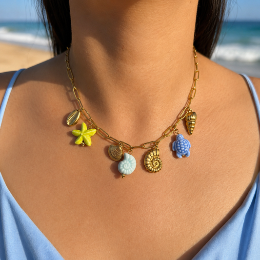 Collier Ocean Charms