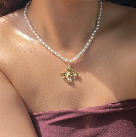 Collier Fleur de Bali