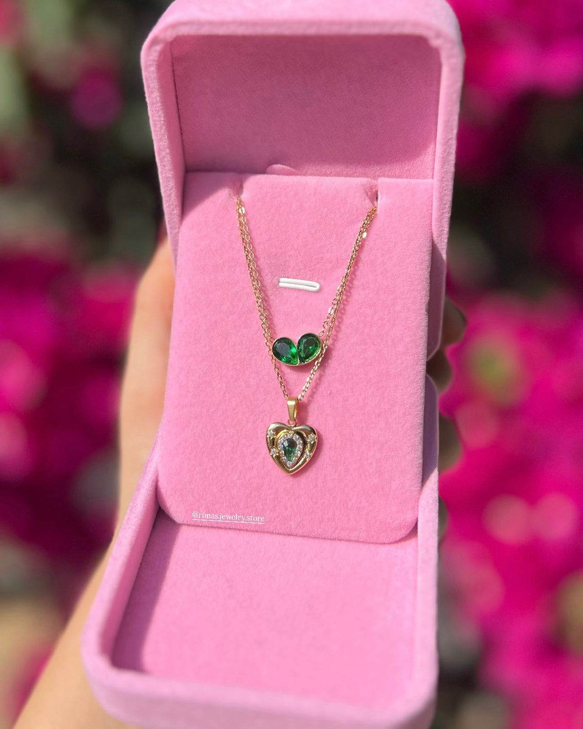 collier_femme_pendentif_coeur-pierre-verte-cadeau